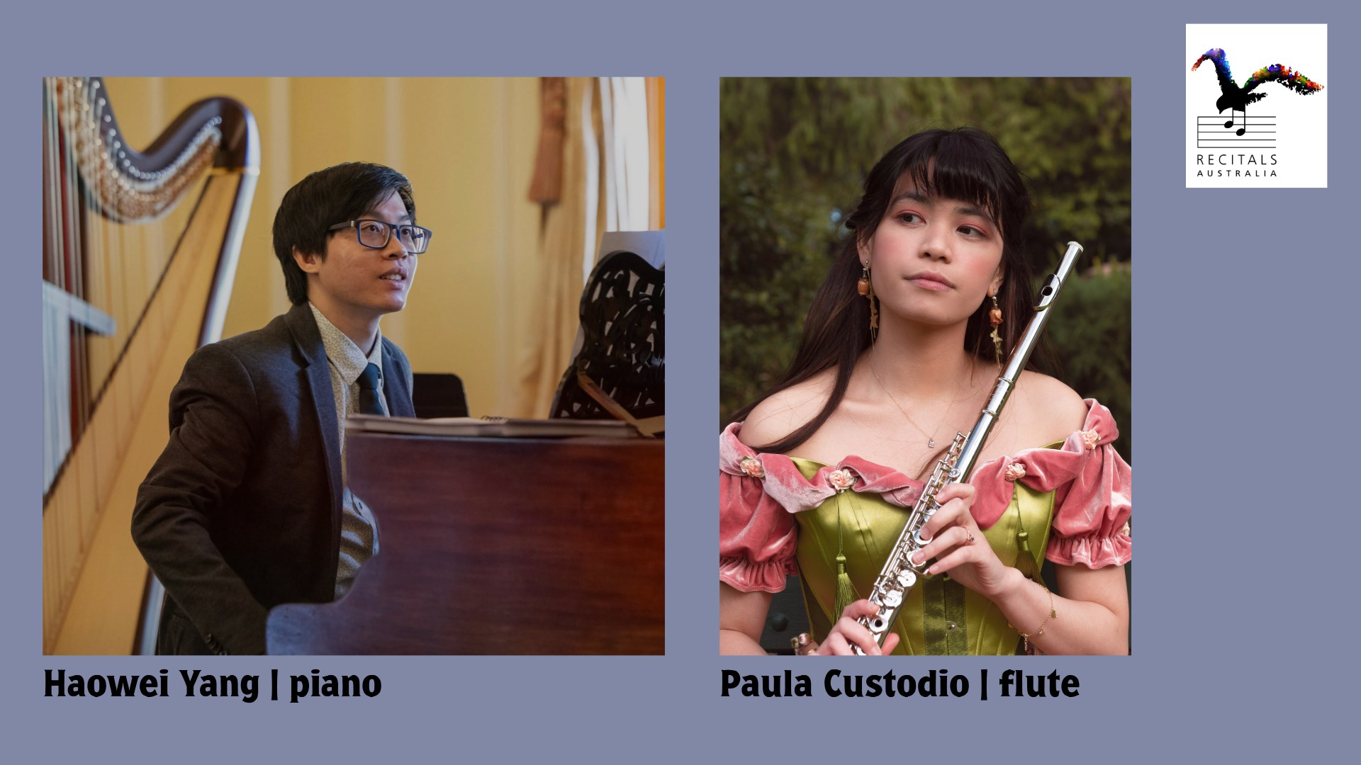 27 May 2024 - Paula Custodio, flute, with Haowei Yang, piano — Recitals ...